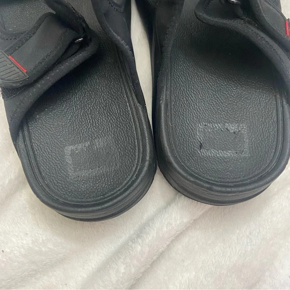 FitFlop Gogh Moc Mens Adjustable Leather Slides - Picture 6 of 8